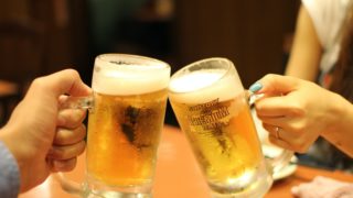 ビール乾杯